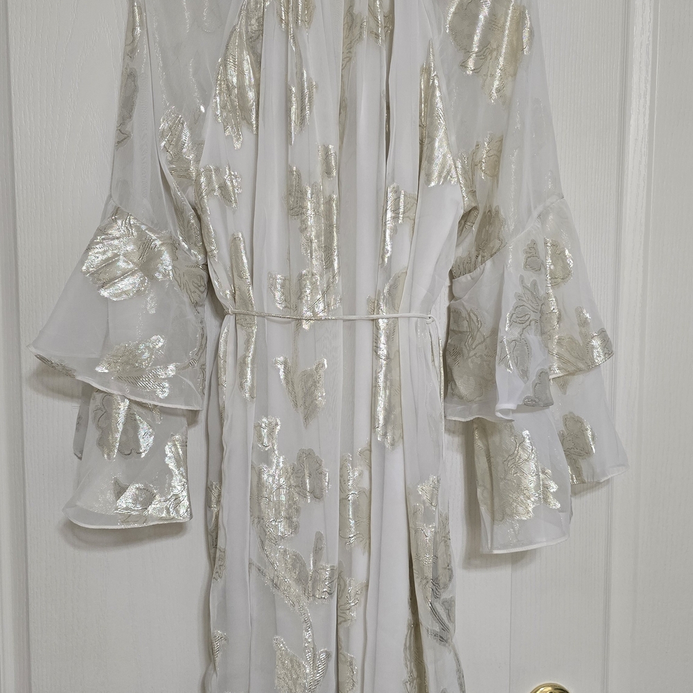 Shimmering Ruffled Mini Dress - Picture 5 of 7